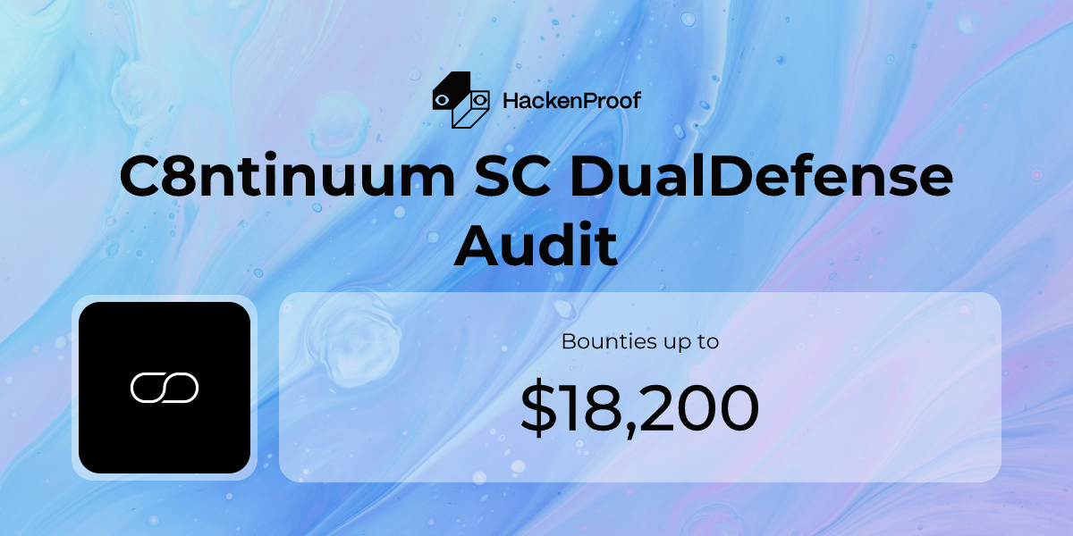 C8ntinuum SC DualDefense Audit: Program Info | HackenProof