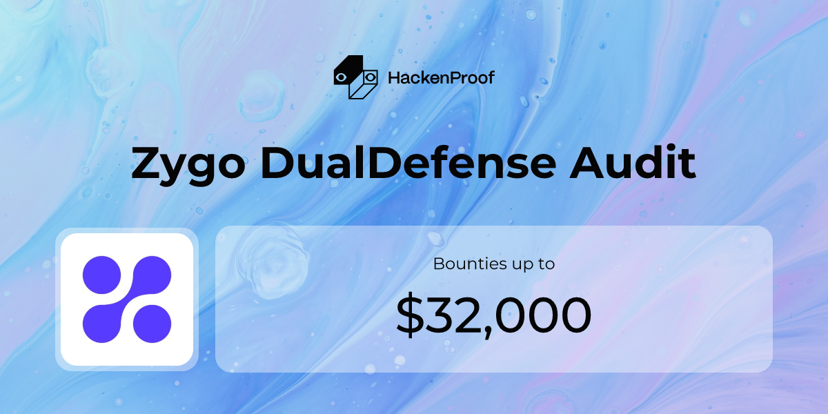 Zygo DualDefense Audit: Program Info | HackenProof
