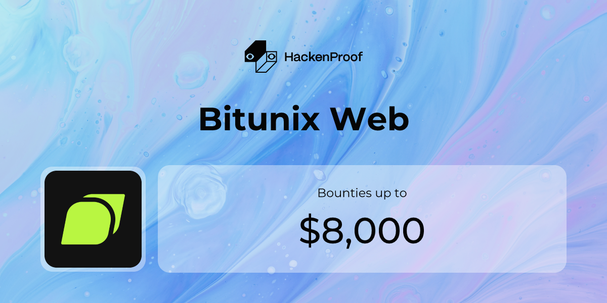Bitunix Web: Program Info | HackenProof