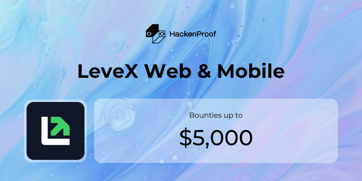 LeveX Web & Mobile: Program Info | HackenProof
