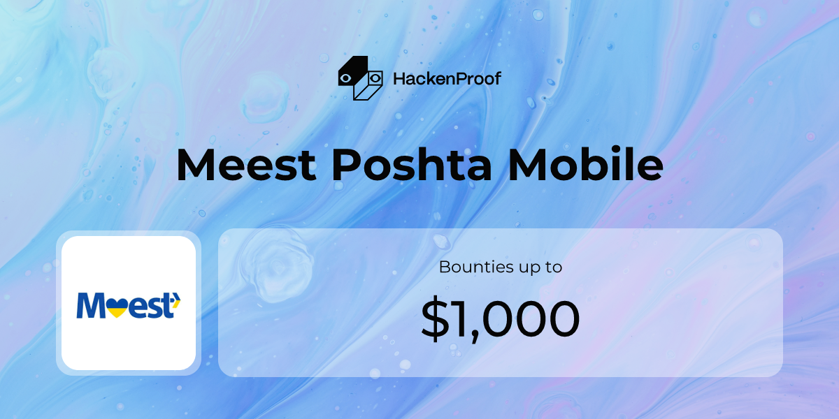 Meest Poshta Mobile: Program Info | HackenProof