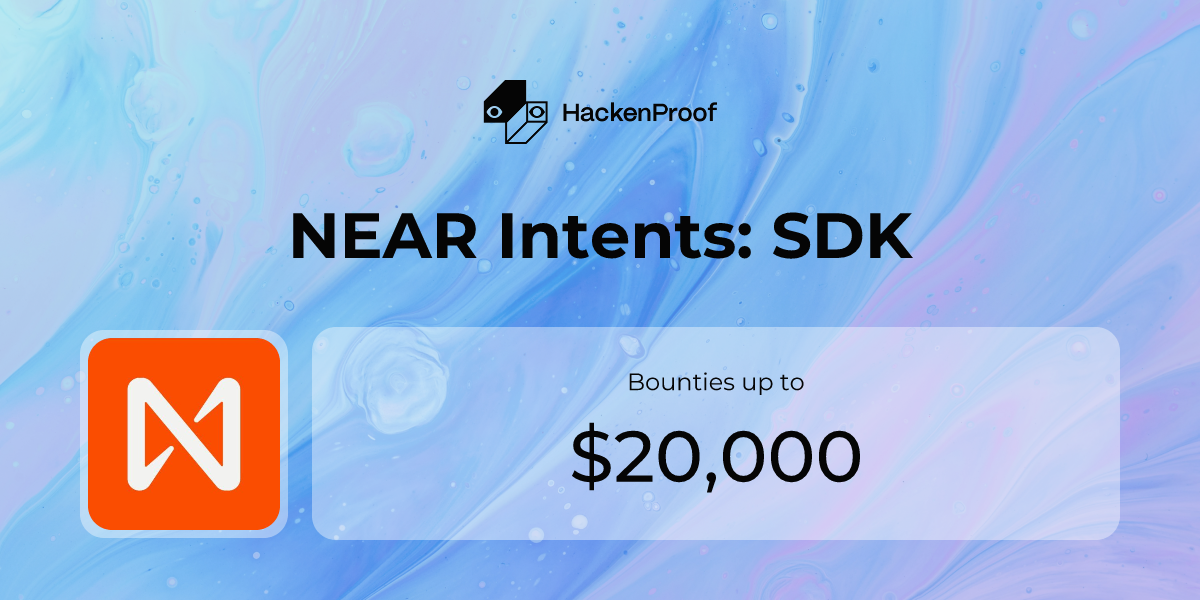 NEAR Intents: SDK: Program Info | HackenProof