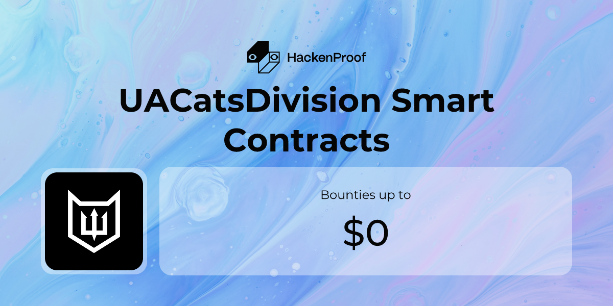 UACatsDivision Smart Contracts: Program Info | HackenProof