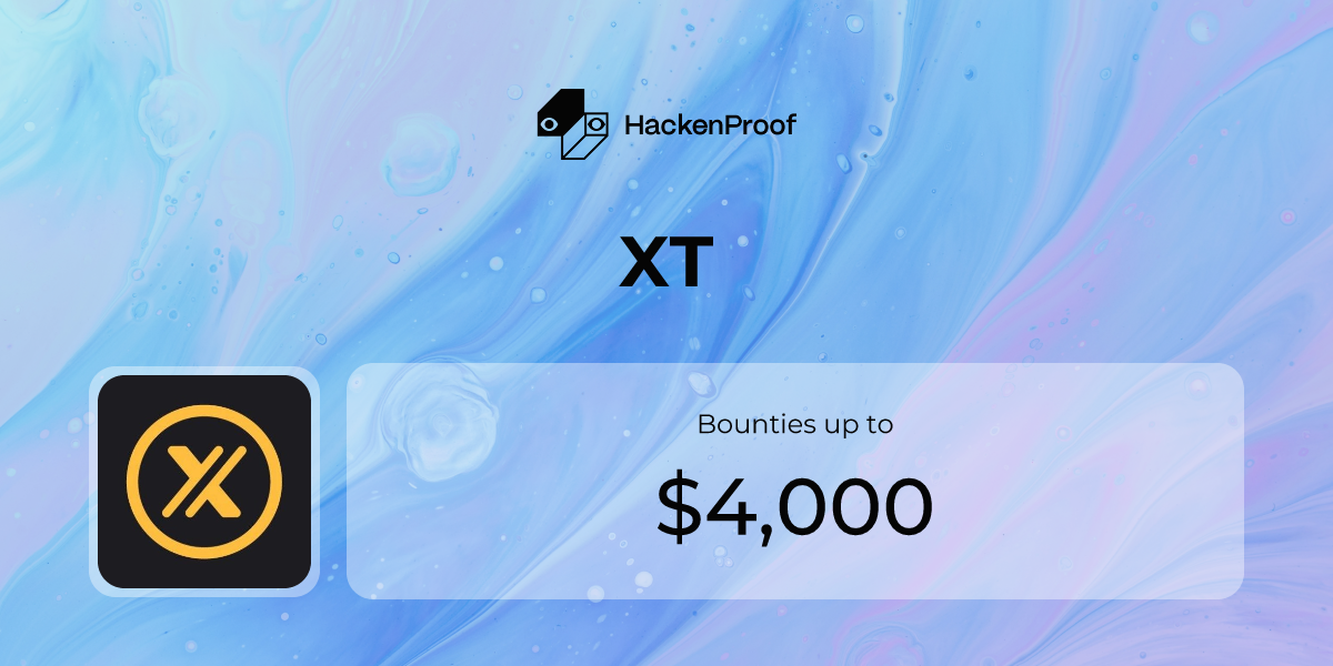 XT: Program Info | HackenProof
